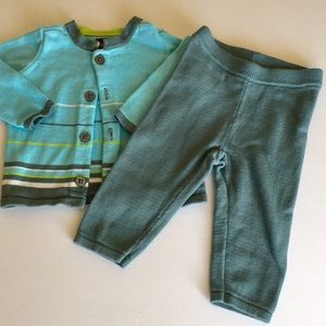 NWOT Girls Tea Collection Fall Sweater Set 6-12 mo